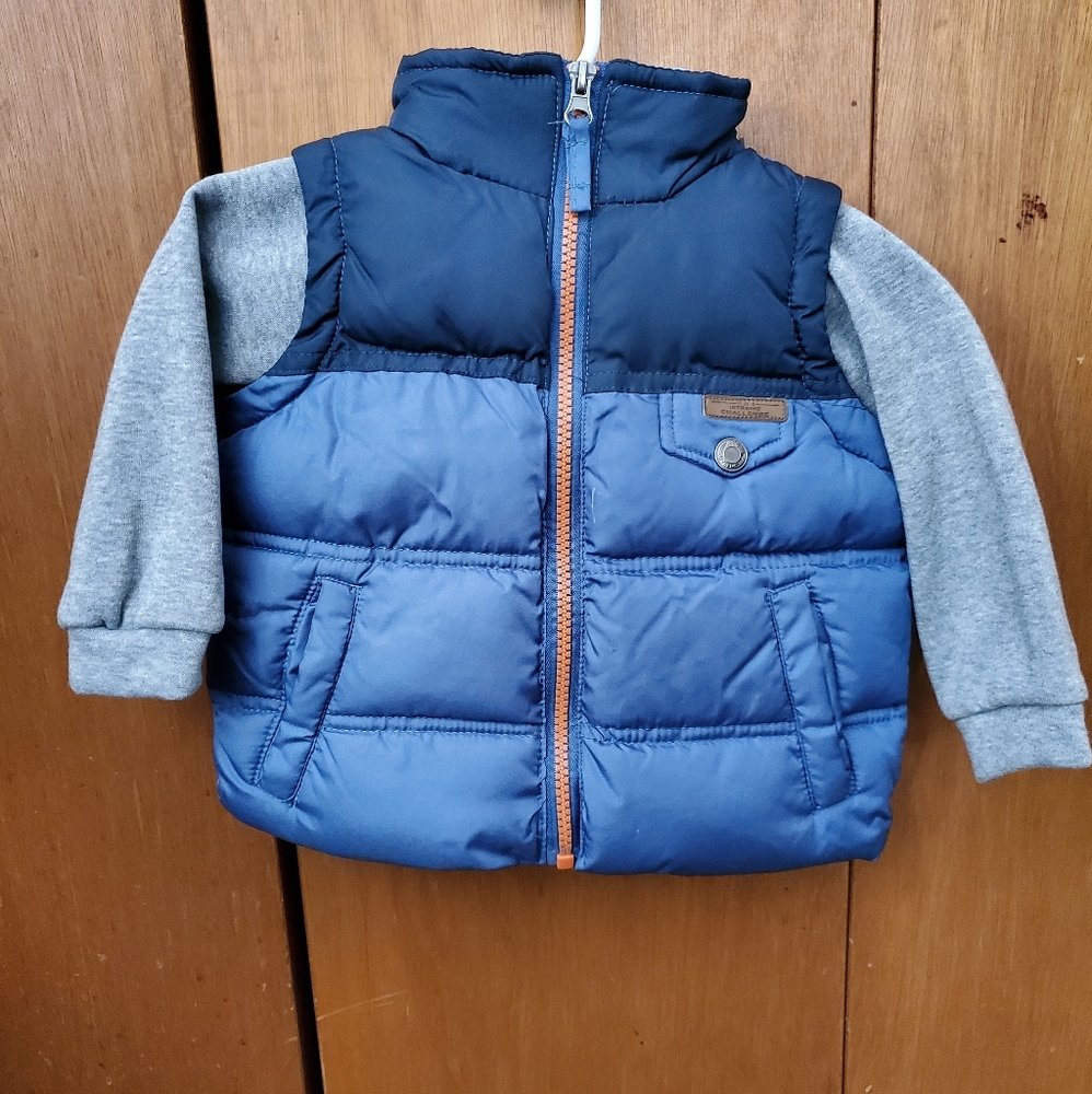 Baby boy mid weight vest jacket.